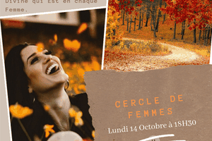 Lundi 14 octobre à 18H30 Cercle de Femmes'' Mère divine offre à ta Fille la bonté du Temps''