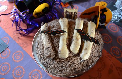 Gâteau d'Halloween au chocolat