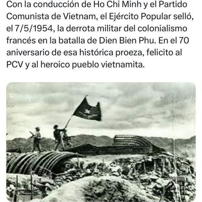 70e anniversaire de la Victoire de Diên Biên Phu : félicitations de Cuba au Vietnam