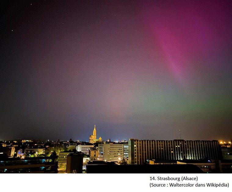 Science beauté aurores boréales France