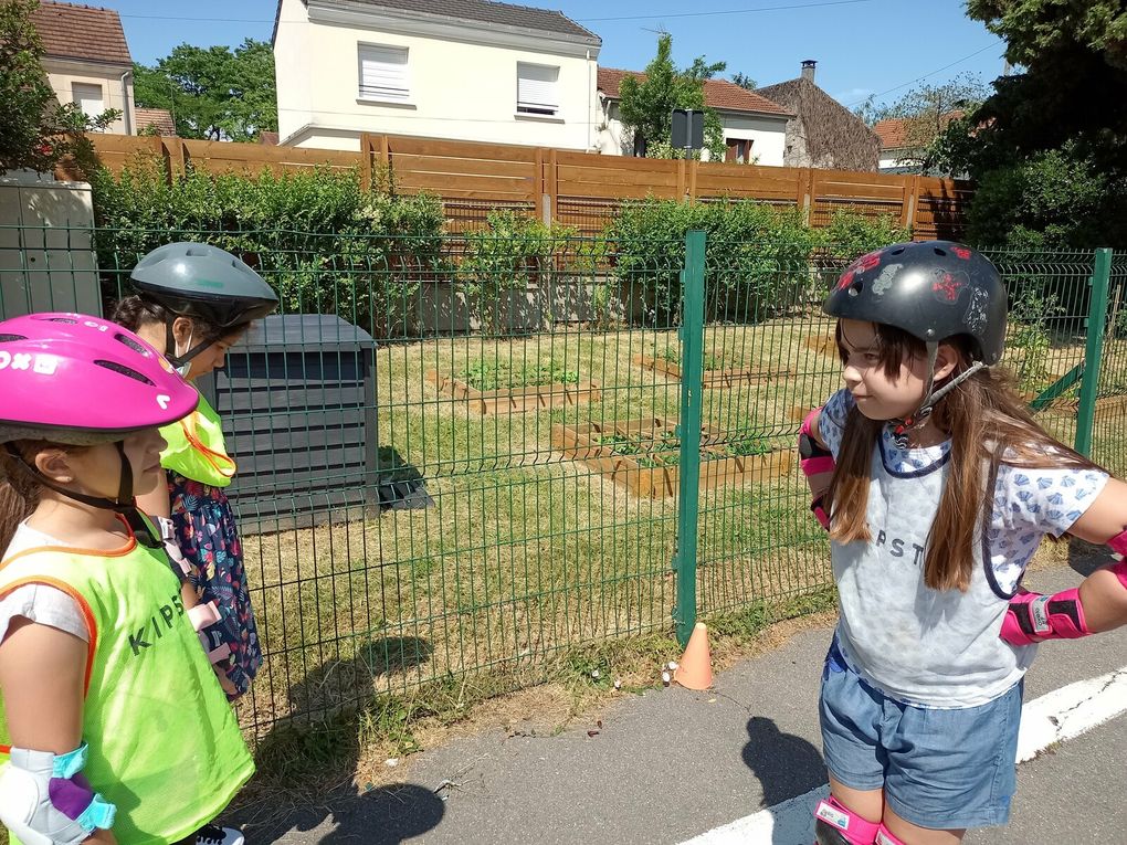 Séance de roller en CE2/CM1