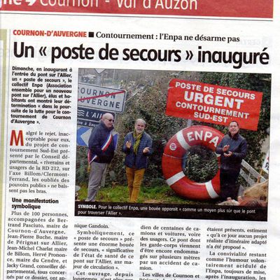 INAUGURATION SYMBOLIQUE D'UN  POSTE DE SECOURS