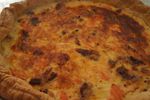 Quiche saumon tomates confites