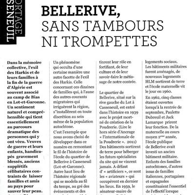 Ancrage Mémoire des métissages du Sud-Ouest - Reportage les Harkis à Casseneuil (47)