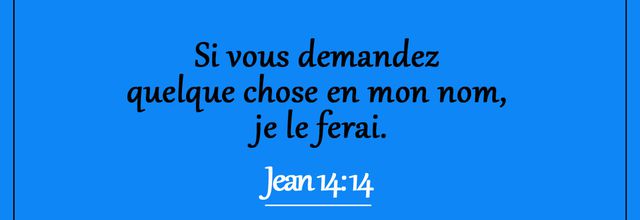 Jean 14:14