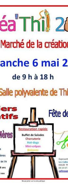 Marché de la Création à THIL (01) le dimanche 6 mai