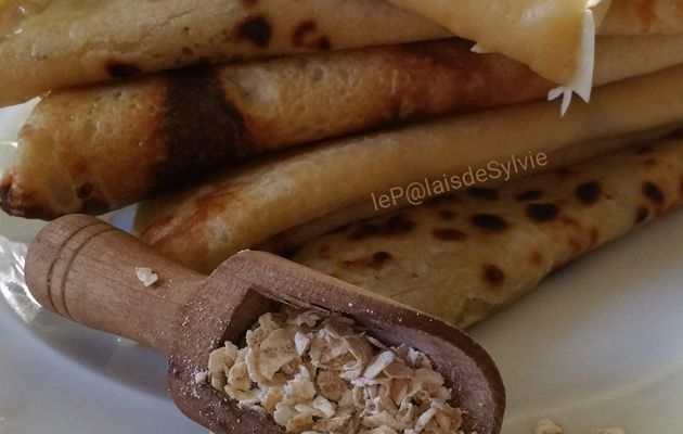 Crêpe froment et flocons d'avoine