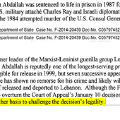 Quand Hillary Clinton demande à Laurent Fabius de bloquer la libération de Georges Abdallah ! - LE DESORDRE