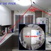 XIAOVV D5 Caméra de surveillance 360° dans ampoule E27 avec LEDs IR et Blanches