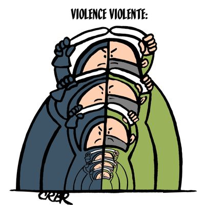 la violence violente