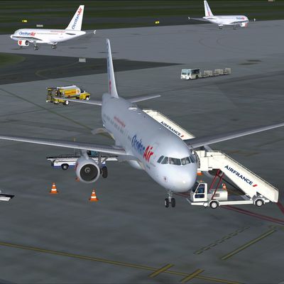 Toulouse-Londres en A320 OccitanAir...