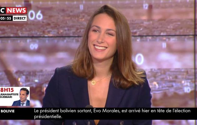 Virginie Ramel La Matinale CNews le 21.10.2019