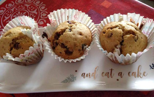 Muffins au beurre de cacahuètes