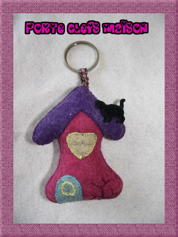 porte clefs maison 