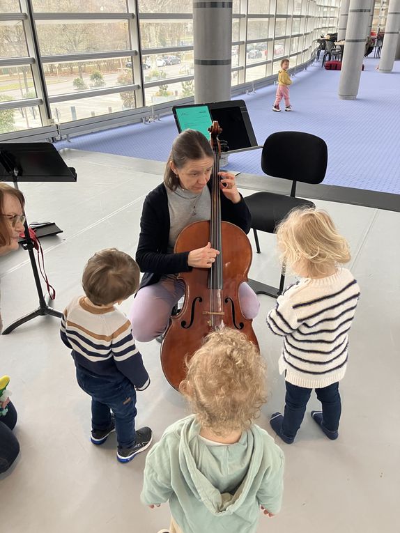 A l'orchestre avec mon doudou ! 