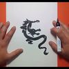 Como dibujar un dragon tribal paso a paso 5