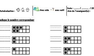 Mini fichier de maths, les cartes à point CP