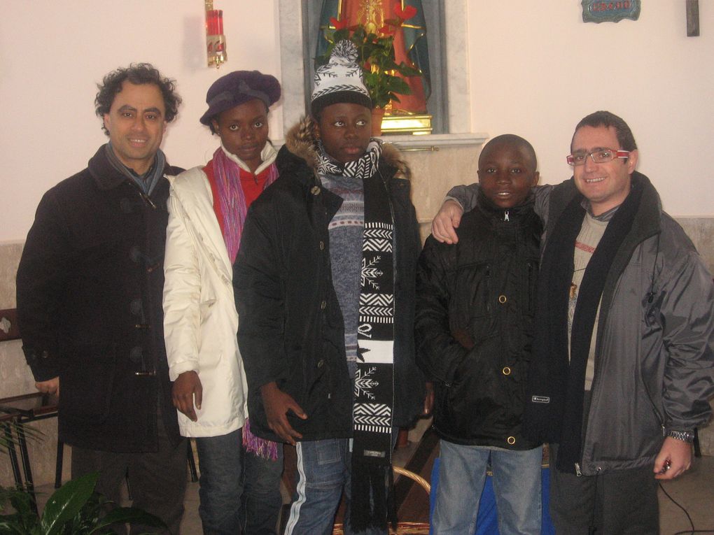 Certains moments de l'échange interculturel des jeunes congolais et italiens (projet confinancé par la Région Capagna - Italie) - 2009