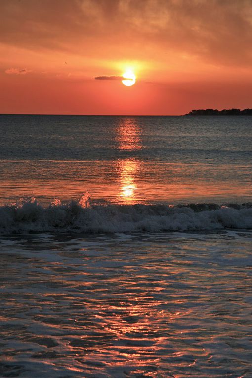 Couché de soleil baie de La Baule - Photos Thierry Weber Photographe de Mer Guérande La Baule