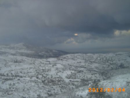 souvenir de la tempête de neige en février 2012 a Tifra