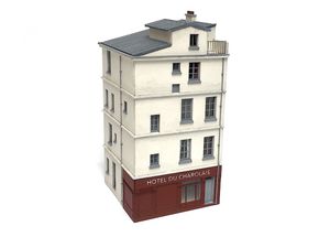 Hôtel du Charolais - Maquette en kit à l'échelle Ho 1/87 - Axel Vega