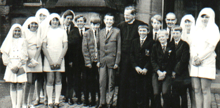 Rare Photo de la confirmation de Ian Curtisen 1969 ou 1970