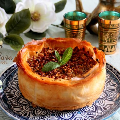 Flan baklava à la manière de Ju chamalo