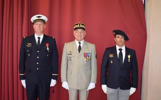 Légion d'Honneur et Médaille Militaire à la 971° Section de la Vallée d'Ossau