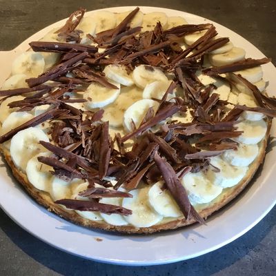 Cheesecake banane, spéculoos