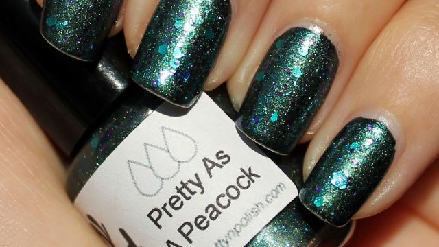 Pretty & Polished Pretty As a Peacock (Over Sephora & Pantone Universe Reflecting Pond)