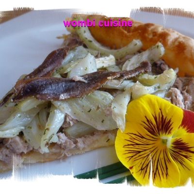 Tarte au thon et fenouil