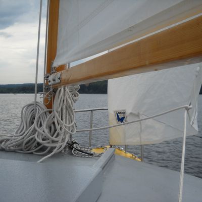 2009 août, navigation à Vassivière