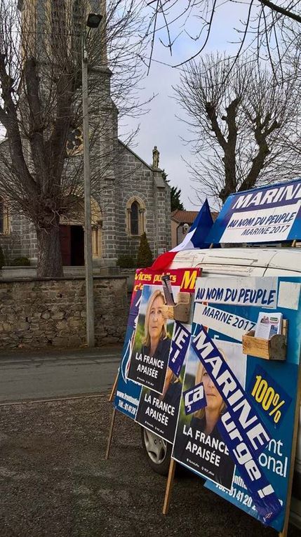 Caravane du FN42 : Rachel &amp; Henri, le tandem pour Marine Le Pen continue !