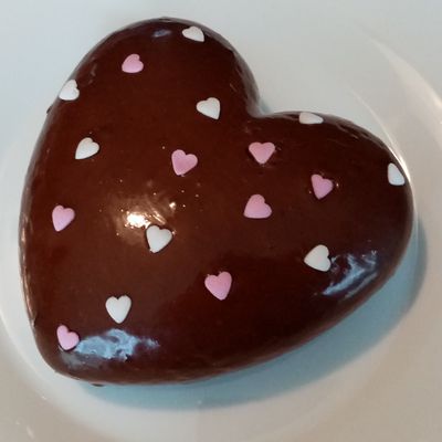 Gâteau coeur chocolat pour la Saint Valentin