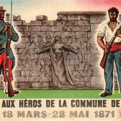 CE 18 MARS, CE SONT LES DRAPEAUX ROUGES QUI ONT REMPLACÉ LE SANG DES COMMUNARDS SUR LES PAVÉS PARISIENS.