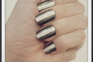 Nail art noirs