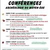 conférences d'archéologie médiévales à Melle