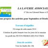 NOUVELLES ACTIVITES POUR LA RENTREE A LA LAVERIE