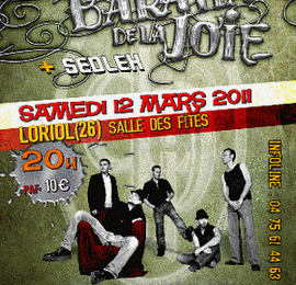 Concert Le baratin de la joie et Sed Lex le12 mars 2011 à Loriol