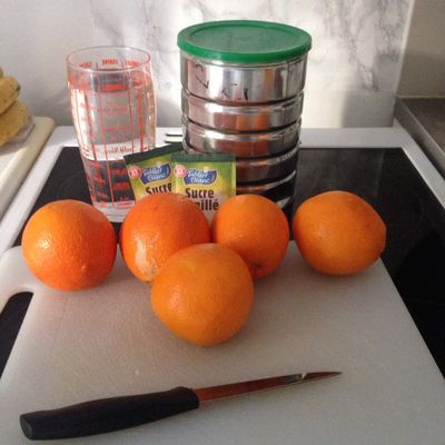 Oranges confites / orangettes 