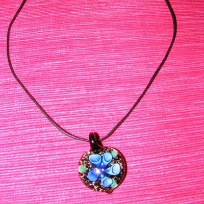 collier verre de murano