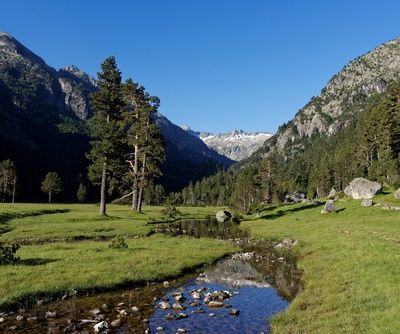 La plateau du Cayan,  Pont d'Espagne