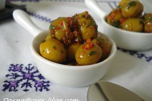 les olives à la harissa