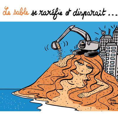 Le sable se raréfie et disparaît...