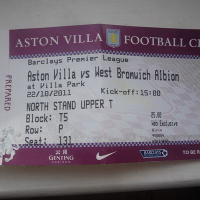Evénement: Aston Villa - West Bromwich