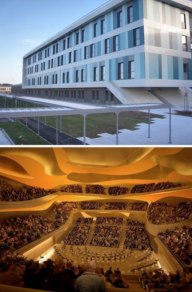 L'éco-hôpital de Carcassonne et la Philharmonie de La Villette à Paris, Lauréats du Grand Prix National de l’Ingénierie 2014