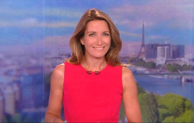 Anne-Claire Coudray JT 20H TF1 27.08.2016