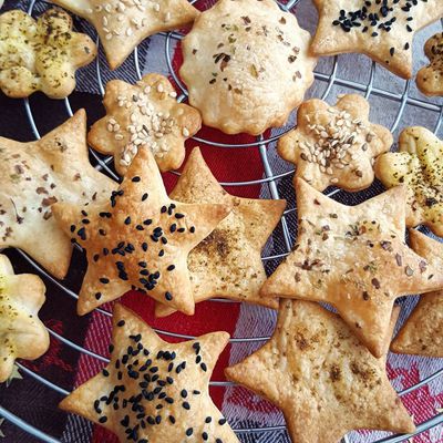 Crackers apéritifs et festifs pour 1.2.3. Veggie !