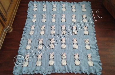 couverture lapin finie