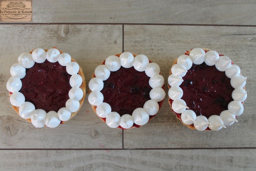 Tarte Cassis Curd meringué
